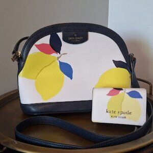 Kate Spade "Cameron Lemon Zest" Tri Fold Wallet
